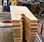 A simple mission bench begins with mitered wood.