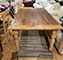 We are happy to deliver your custom farm table upon completion of its construction to your location if you're within 150 miles of us.
