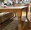Add ambiance and country charm to any room. Custom farm tables are available to suit many decors.