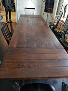 Fill that extended diningroom and invite the whole family for the holidays with this table. 