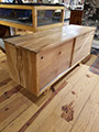 To help protect your custom coffee cabinet for years to come, Affordable Custom Farm Tables finishes our tables by hand with care.