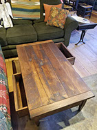Match your new diningroom table wtih a coffee table for the livingroom! Hand crafted in the same manner as our larger tables with drawers. 