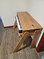 Built to order for an electric piano, our custom farm furniture may be designed and constructed  to your needs.