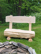 Simple and elegant bench custom build and only available at Afordable Custom Farm Tables
