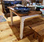 Enjoy the classic country style table leg with your custom made farm table.
