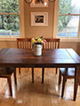 Table construction includes your choice of legs, finish and dimensions.